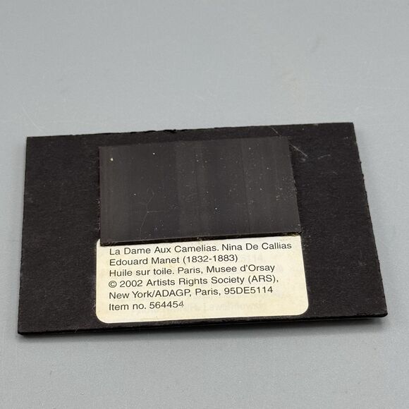 Vtg Manet Portrait Of Nina La Dame Aux Camelias Art Refrigerator Flat Magnet - Picture 3 of 5